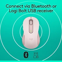 Logitech Signature M650 Wireless Mouse - For Small to Medium Sized Hands, Graphite