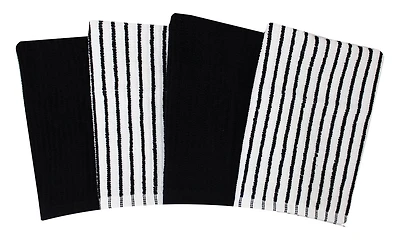 Lot de 4 torchons de cuisine Hometrends Bar Mop