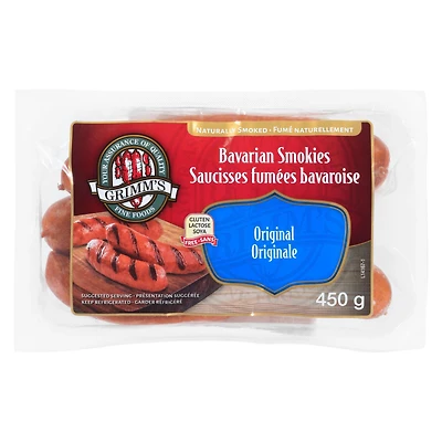 Grimm's Naturally Smoked Original Bavarian Smokies, 450 g