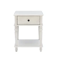 Rivera Side Table, White