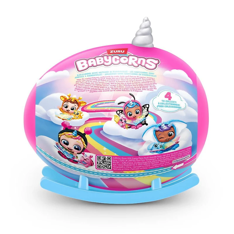 Babycorns Series 1 Small by ZURU Magical Babydolls, Surprise, Unboxing, Story, Girls, Doll, Surprise Unboxing Soft Toy