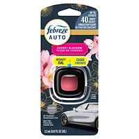 Febreze AUTO Air Freshener, Odor-Fighting Automotive Vent Clip, Cherry Blossom Scent, 2.1 Count