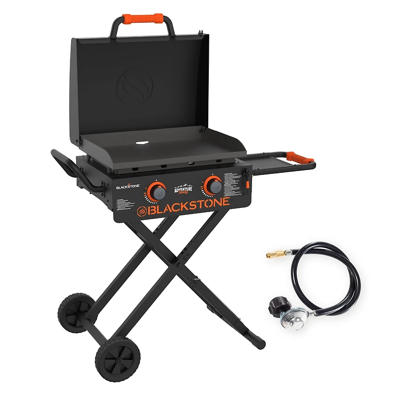 Blackstone Adventure Ready 2-Burner 22" Propane Omnivore Griddle with Flexfold Legs
