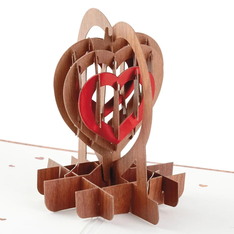 Hallmark Signature Paper Wonder Wood Pop Up Valentines Day Card, Anniversary Card, Romantic Birthday Card, Love Card (Love You)