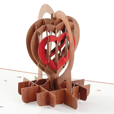 Hallmark Signature Paper Wonder Wood Pop Up Valentines Day Card, Anniversary Card, Romantic Birthday Card, Love Card (Love You)