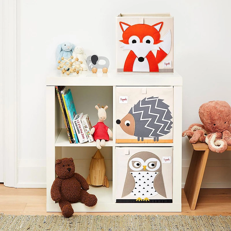 3 Sprouts Hedgehog Baby Toy Storage Box