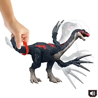 Jurassic World Slash N Roar Therizinosaurus Dinosaur Figure, Attack & Sound Toy, Chaos Theory