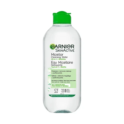 Garnier Micellar Water Makeup Remover All-In-One Cleanser for Oily Skin, 400 mL