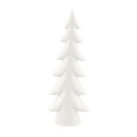 Petite décor de table en céramique, blanc, blanc