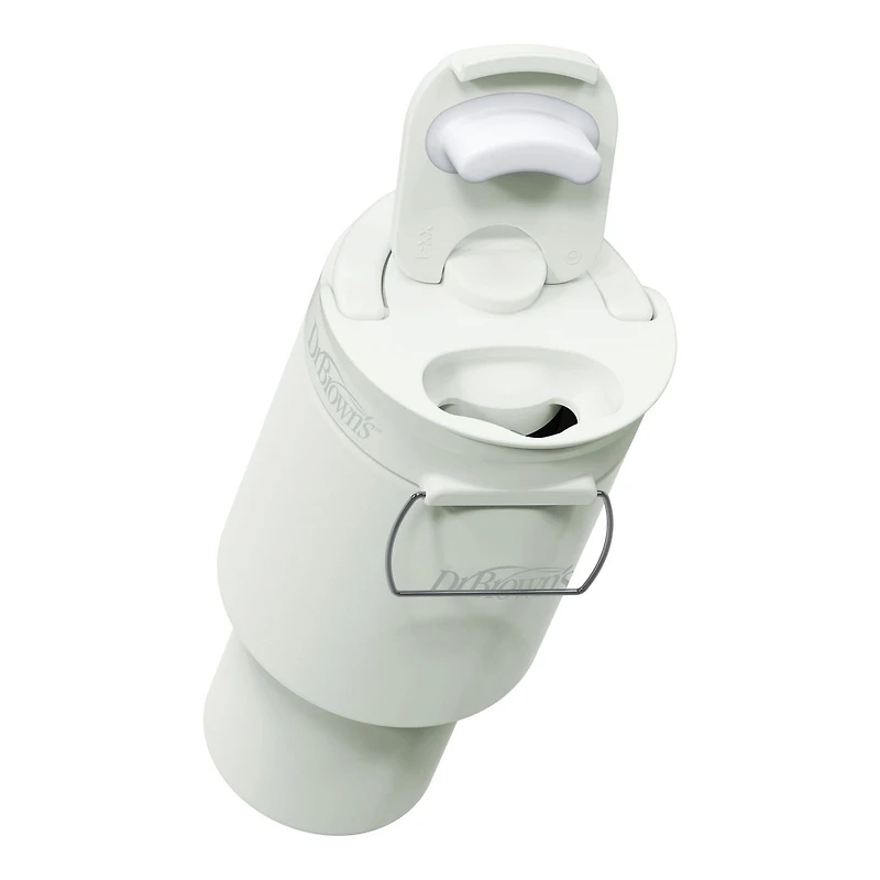 Dr. Brown's Breast Milk and Formula Chiller, Portable Insulated Storage for Pumping / Bottle Feeding, 20 oz, Arctic White, BPA-Free