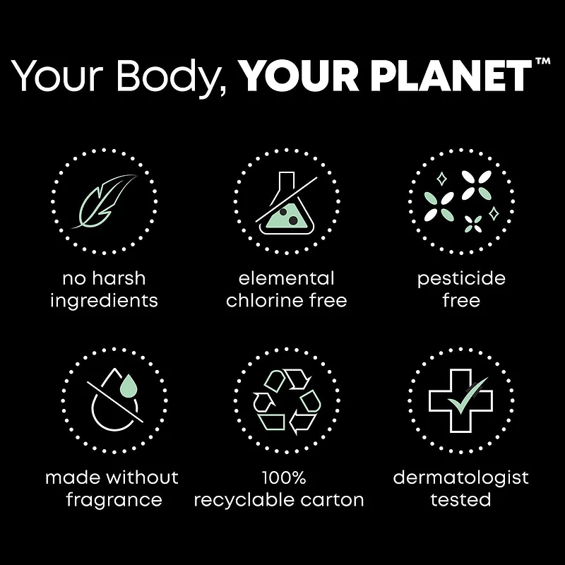 Serviettes U by Kotex Security Maxi, super longues, sans parfum 44 Unités