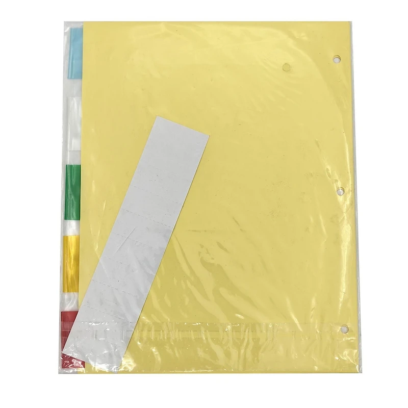 PEN+GEAR Pen + Gear Letter Size Index Dividers, 5 tabs, 8.5"x 11"