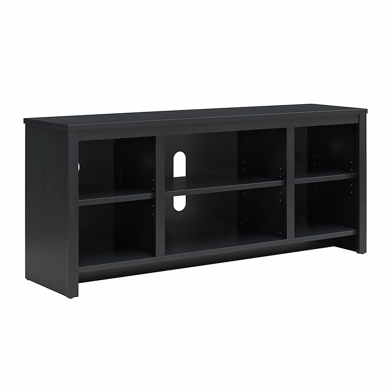 Mainstays Parsons TV Stand for TVs up to 50", Black Wood