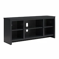 Mainstays Parsons TV Stand for TVs up to 50", Black Wood