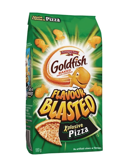 Goldfish® Flavour Blasted® Xplosive Pizza Flavoured Crackers (180g Bag), 180 g