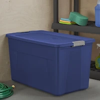 Steriltie 132L Latch Tote- Blue, 132L