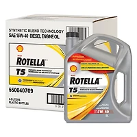 Shell Rotella T5 Synthetic Blend SAE 15W-40 Heavy Duty Diesel Engine Oil