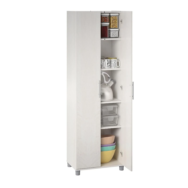 SystemBuild Camberly 24 pouces Armoire de rangement utilitaire, gris graphite