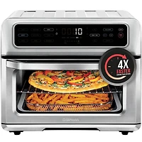 Chefman Toast-Air Fryer + Four, Acier inoxydable, 20 Litres