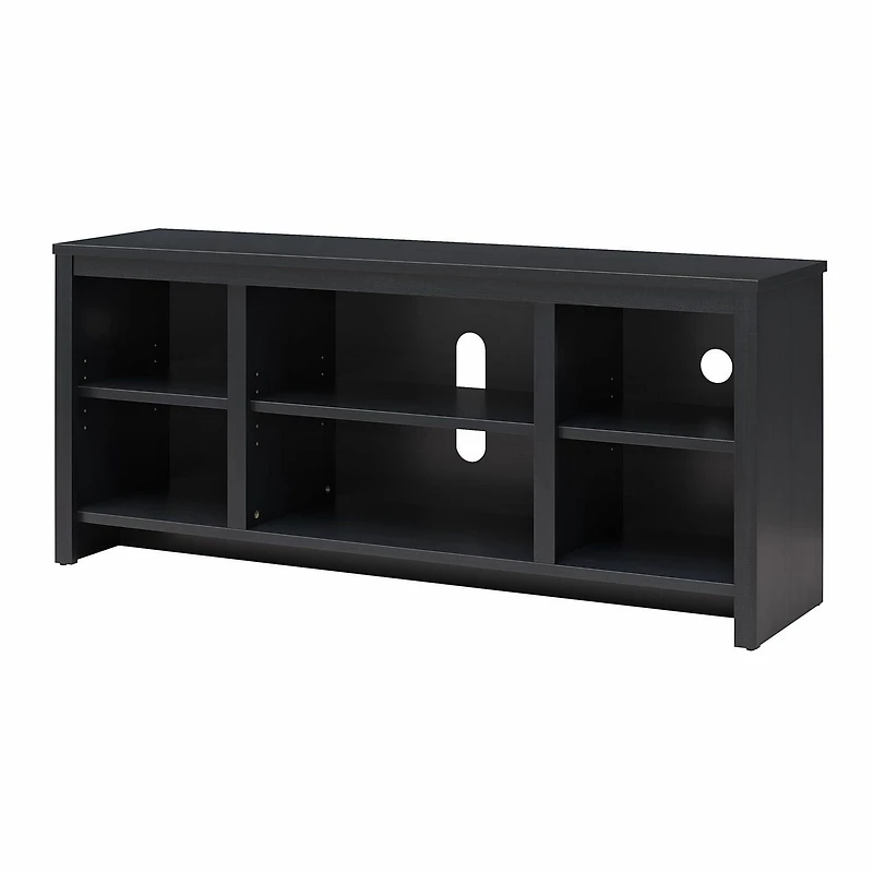 Mainstays Parsons TV Stand for TVs up to 50", Black Wood