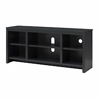Mainstays Parsons TV Stand for TVs up to 50", Black Wood