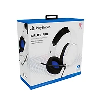PDP AIRLITE Pro Wired Headset: Frost White For PlayStation 5, PlayStation 4, PlayStation