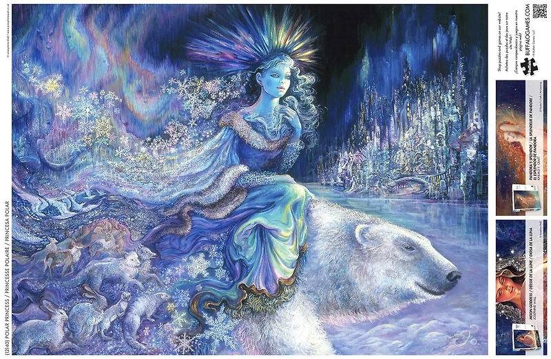 Buffalo Games - Le puzzle Josephine Wall - Polar Princess - en 1000 pièces