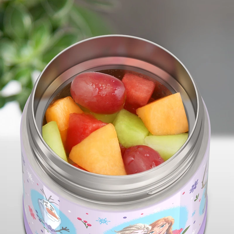 Thermos Kids Pot alimentaire Funtainer isolé sous vide en acier inoxydable, 295ml, Frozen
