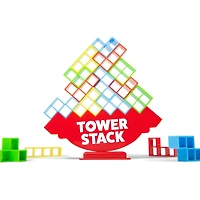 Tower Stack par What Do You Meme? – Jeu d’empilage et d’équilibre en duel pour enfants et familles, comprend des blocs et des instructions, 8 ans et plus