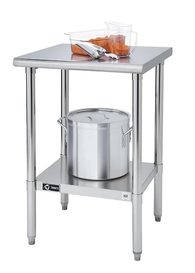 TRINITY EcoStorage™ NSF Stainless Steel Prep Table