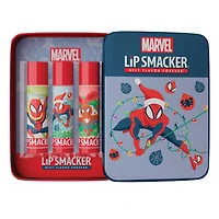 Holiday Lip Balm Tin Trio - Spiderman