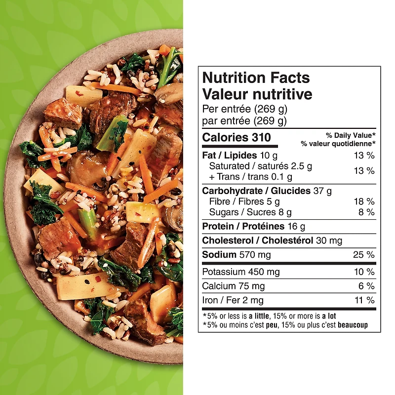 Healthy Choice™ Bols Energie; bol de boeuf d'inspiration coréenne 269g