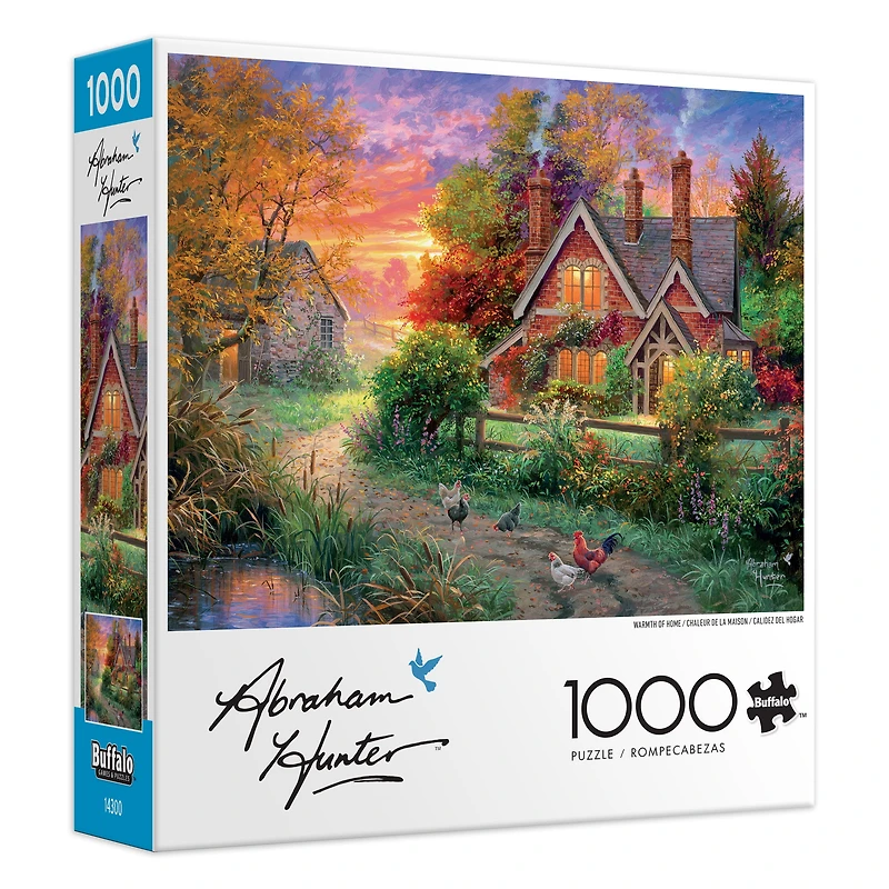 Buffalo Games Abraham Hunter Warmth of Home 1000-Piece Interlocking Jigsaw Puzzle for Adults Ages 14+