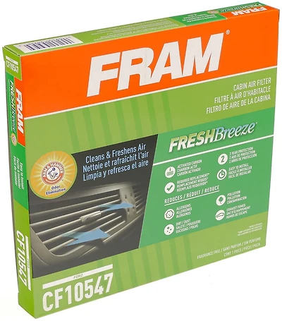 Filtre à air d’habitacle FCF10547 Fresh BreezeMD de FRAM(MD) Bicarbonate de soude Arm & Hammer