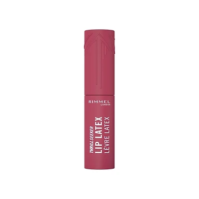 Rimmel Encre à lèvres Thrill Seeker Lip Latex, Rouge à lèvres liquide, Brillant à lèvres, Rouge à lèvres, Encre à lèvres, Brillance lisse, Hydratation, Acide hyaluronique, Vitamine E, Aloe vera LATEX EXTRÊME 3D BRILLANT