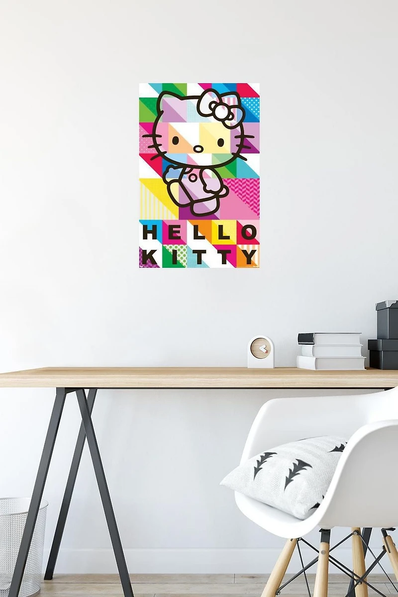 Hello Kitty - Patterns Wall Poster, 22.375" x 34"