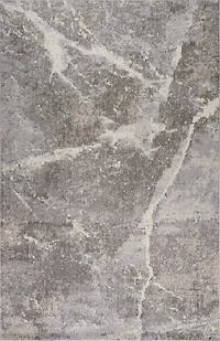 Tapis d'intérieur moderne Branch Jules, gris beige, marbre - Salon, chambre, salle à manger et cuisine