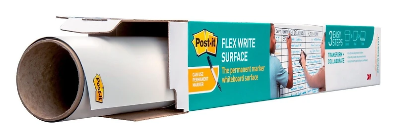 Post-it® Flex Write Surface, FWS6x4, 6 ft x 4 ft (1.83 m x 1.22 m), 1 per pack