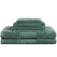 Holiday Time 100% Cotton 6-Piece Solid Towel Set