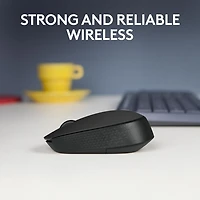 Logitech Souris Sans Fil M170, 2,4 GHz , Avec récepteur USB ultra-discret - Noir Vie de la batterie de 12 mois