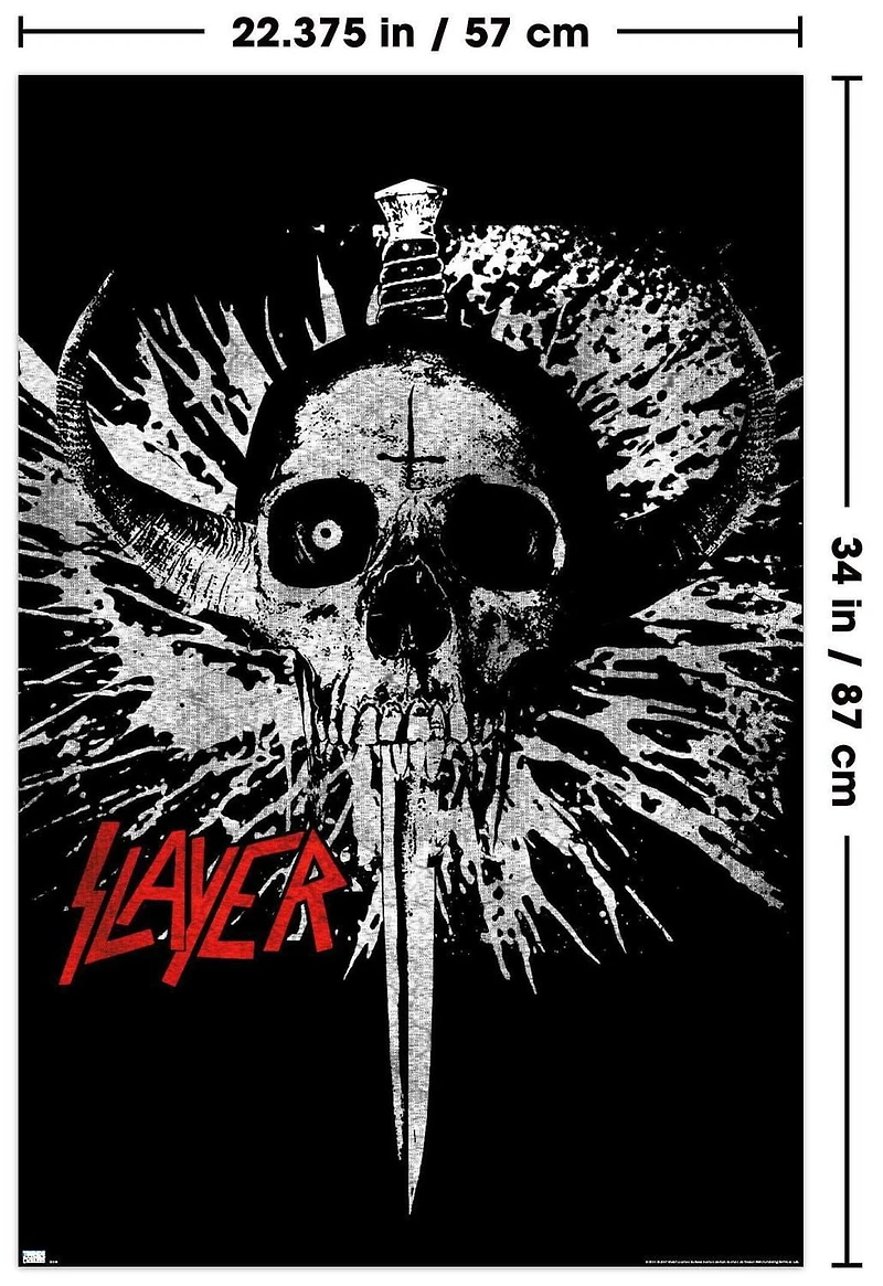 Slayer - Death Dagger Wall Poster, 22.375" x 34"