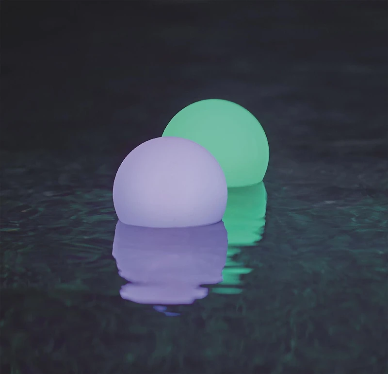 Homtrends 6 INCH COLOUR-CHANGING ORB SET, 5.9 in. Dia. x 5.3 in. H