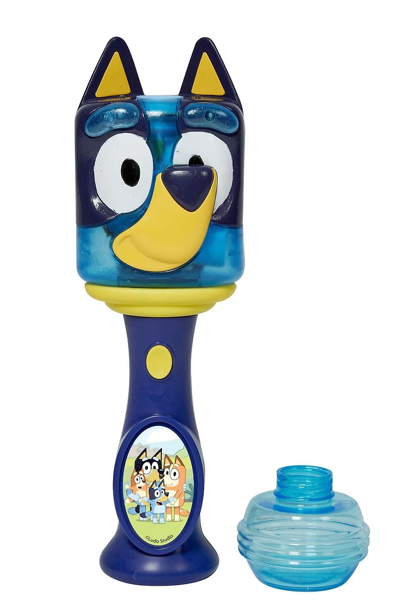 Baguette à bulles lumineuses et sonores Bluey pour petits enfants Du plaisir avec des bulles sans déversement !