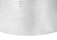 Monarch Specialties Accent Table, Drum, Side, End, Nightstand, Lamp, Living Room, Bedroom, White Metal, Contemporary, Modern