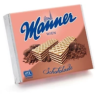 Manner Gaufrettes à la Crème au Chocolat, Sachet, 75 g