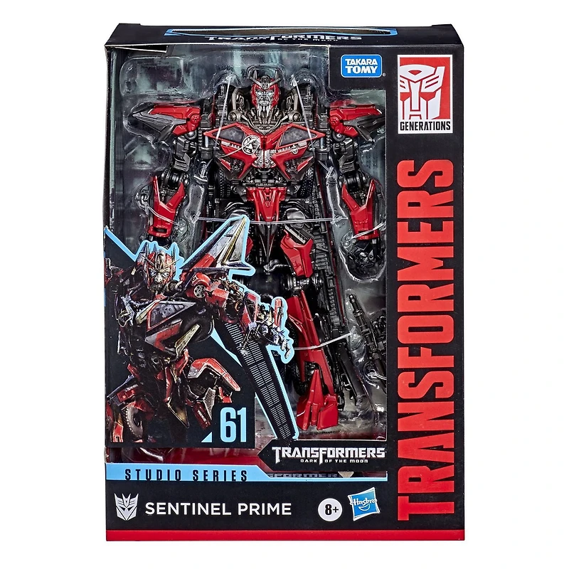 Transformers Toys Studio Series 61 Voyager Class Dark of the Moon Sentinel Prime Action Figure – Adults and Kids Ages 8 and Up, 6.5-inch