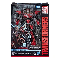 Transformers Toys Studio Series 61 Voyager Class Dark of the Moon Sentinel Prime Action Figure – Adults and Kids Ages 8 and Up, 6.5-inch