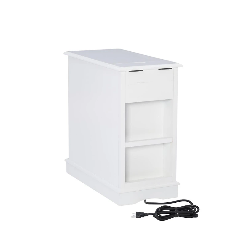 Ortiz Accent Table, White