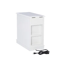 Ortiz Accent Table, White