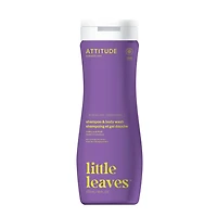 ATTITUDE little leaves, Shampoing et Gel Nettoyant 2en1, Vanille et Poire 473 ml